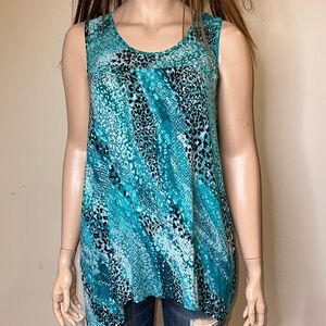 Dana Buchman snake print Sz 3X sleeveless